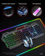 • مجموعة كيبورد و ماوس الألعاب بإضاءة خلفية RGB - Image 2